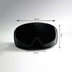 Chroma shift Goggles Black with Black Strap