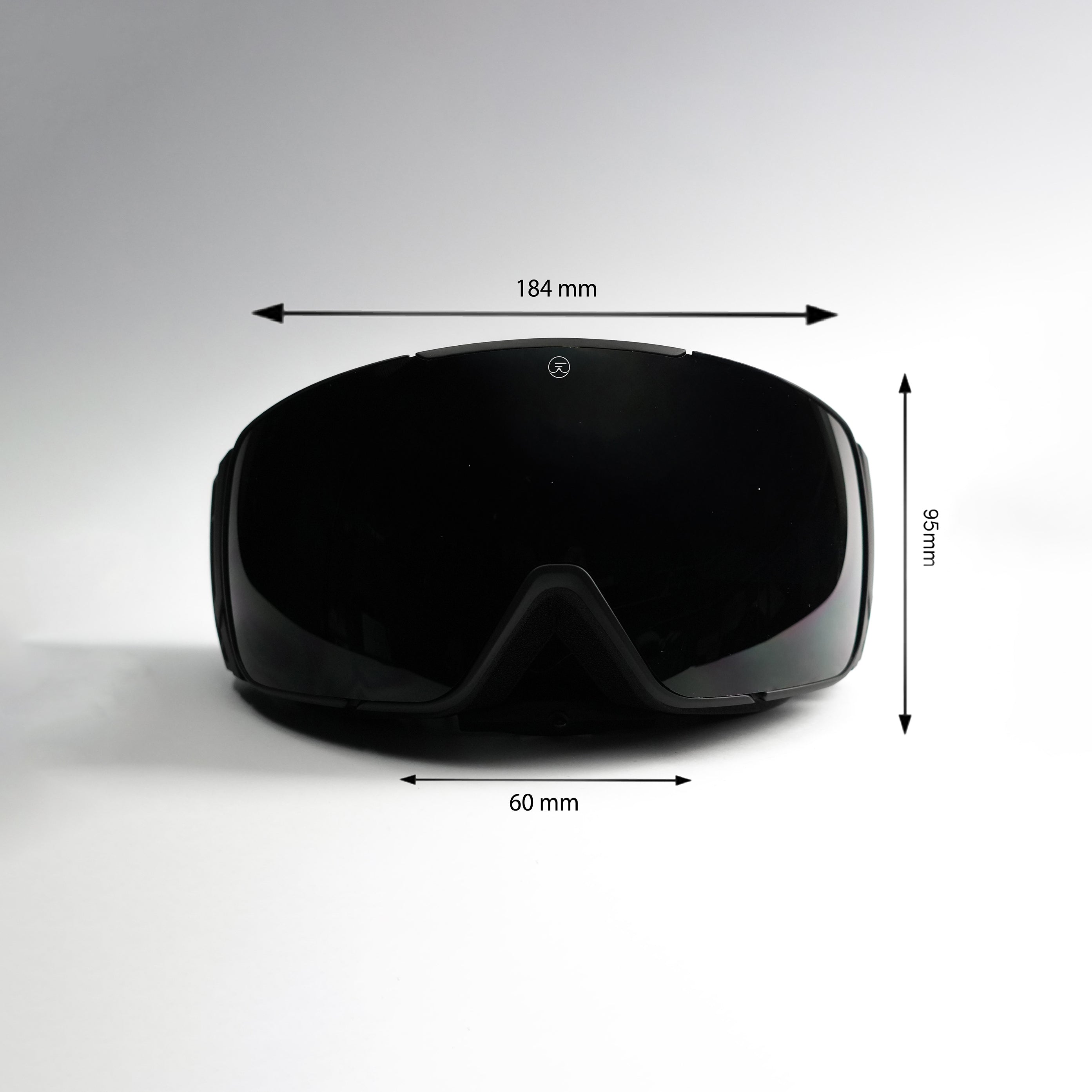 Chroma shift Goggles Black with Black Strap
