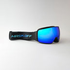 Chroma shift Goggles Dark Bleu with Black and Bleu Printed Strap