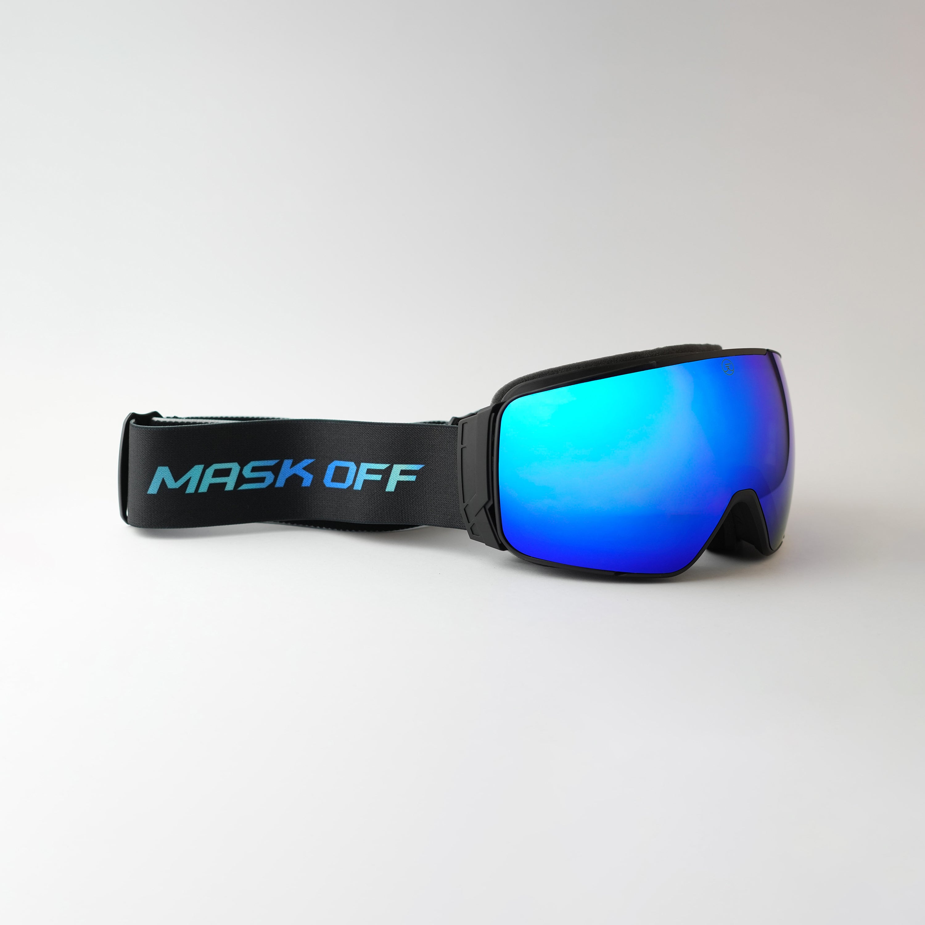 Chroma shift Goggles Dark Bleu with Black and Bleu Printed Strap
