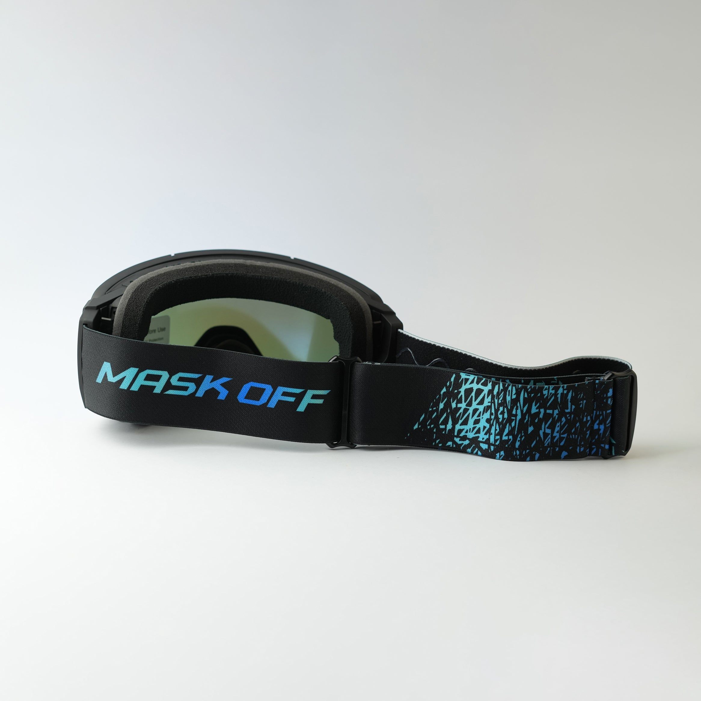 Chroma shift Goggles Dark Bleu with Black and Bleu Printed Strap
