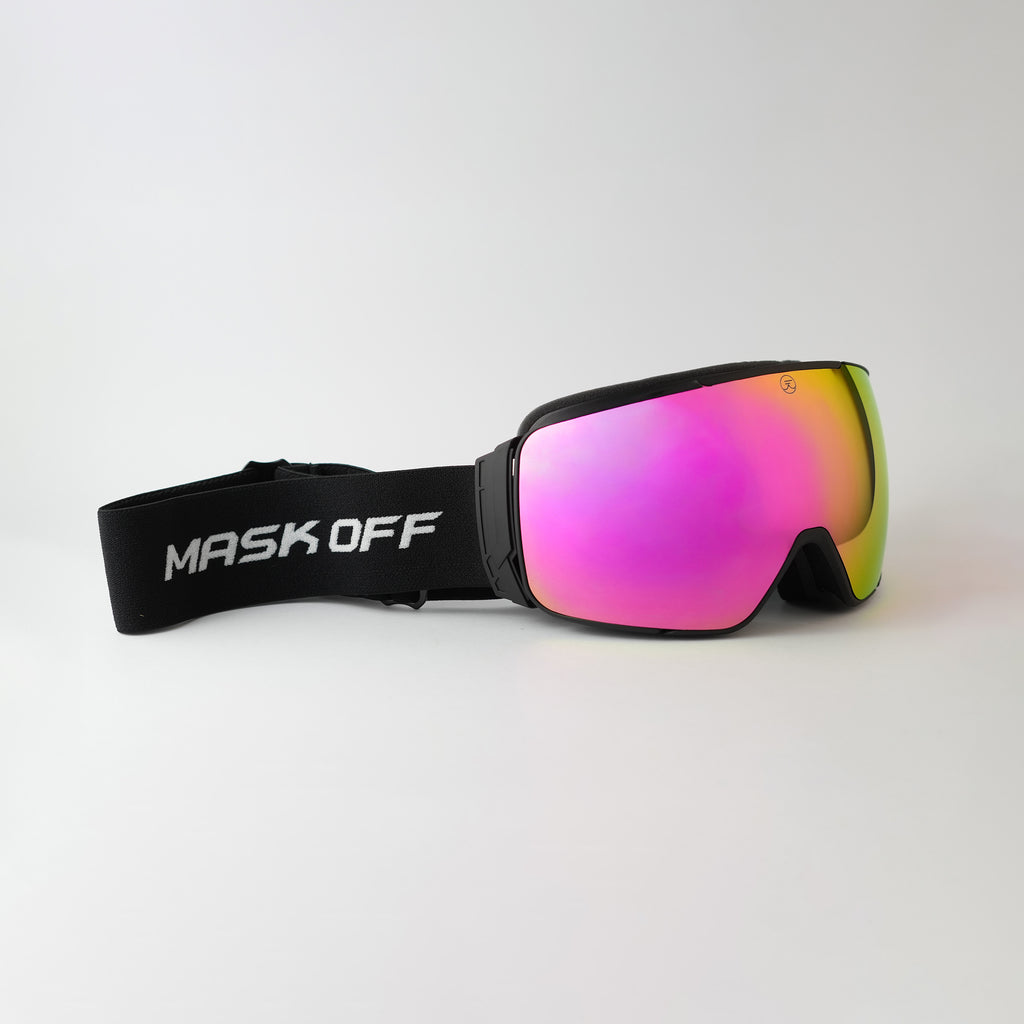 Chroma shift Goggles Pink Eclipse with Black Strap