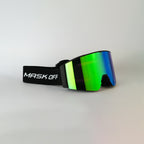 Max Vison Goggles Green Miror with Black Strap