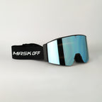 Max Vison Goggles Ice Blue with Black Strap